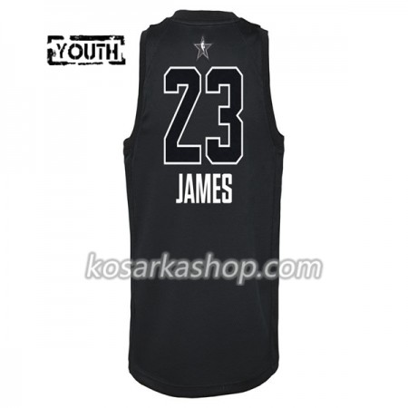 Dres Cleveland Cavaliers LeBron James 23 2018 All Star Jordan Brand Crna Swingman - Dječji